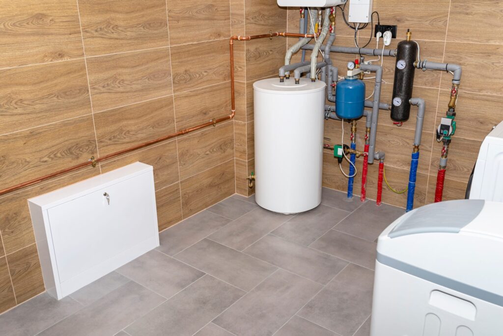 Residential water heater and plumbing system installed in Loveland